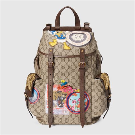 gucci appliquex backpack|the real real gucci backpack.